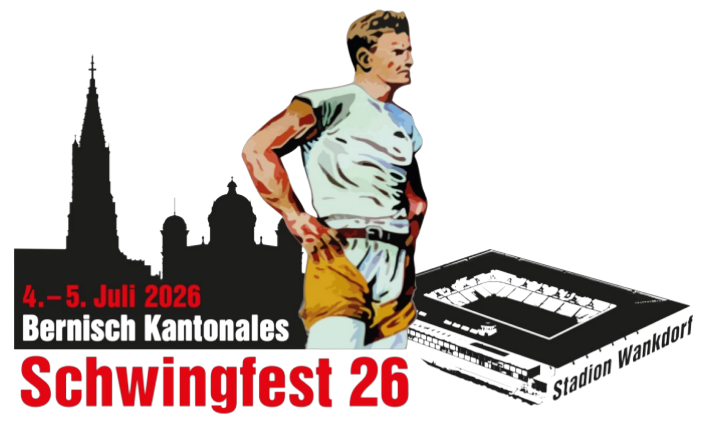 Bernisch-Kantonales Schwingfest - Wankdorf 2026 - Logo
